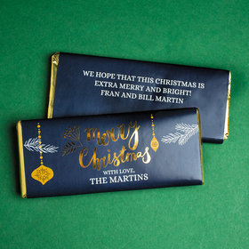 Personalized Christmas Merry Christmas Chocolate Bar & Wrapper