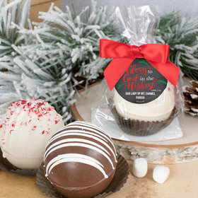 Personalized Christmas Hot Chocolate Bomb - Glory to God in the Highest