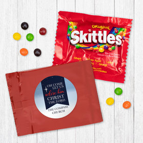 Personalized Christmas Oh Come Lets Adore Him Skittles