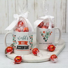 Personalized World's Best 11oz Mug with Lindor Truffles by Lindt
