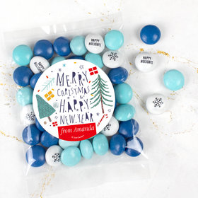 Personalized Nordic Christmas Candy Bag with JC Chocolate Minis
