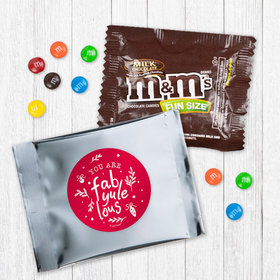 Christmas Fab-Yule-Lous Milk Chocolate M&Ms