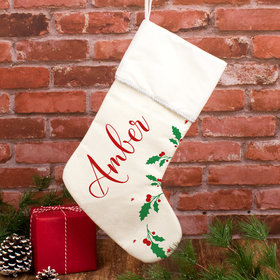 Personalized Stocking Holly