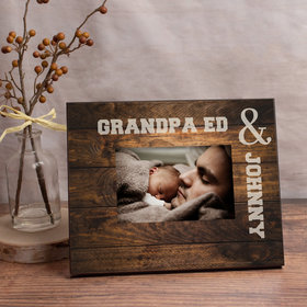 Personalized Grandpa and Me Picture Frame