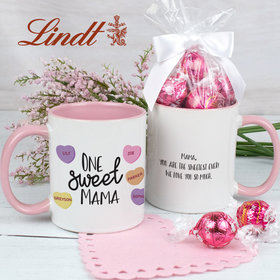 Personalized Five Sweet Hearts 11oz Mug with Lindt Truffles