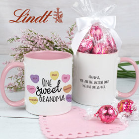 Personalized Seven Sweet Hearts 11oz Mug with Lindt Truffles