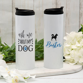 Personalized About My Dog - Shiba Stainless Steel Thermal Tumbler (16oz)