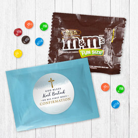 Personalized Confirmation Watercolor God Bless Milk Chocolate M&Ms