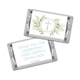 Personalized Cross Circle Communion Hershey's Miniatures