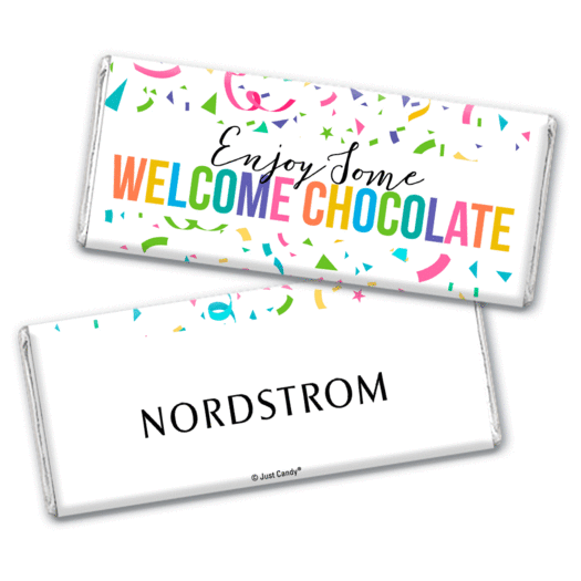 Personalized Work Welcome Logo Chocolate Bar & Wrapper