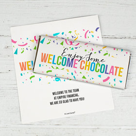 Personalized Welcome Chocolate It's Crunch Time Chocolate Bar Wrappers Only