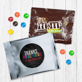 Personalized Business Colorful Thanks Milk Chocolate M&Ms