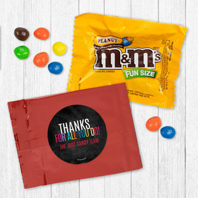 Personalized Business Colorful Thanks Peanut M&Ms