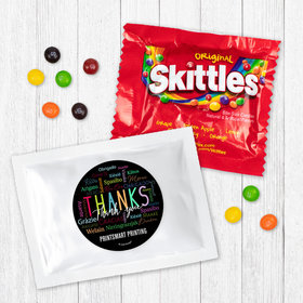 Personalized Business Thanks Languages Skittles