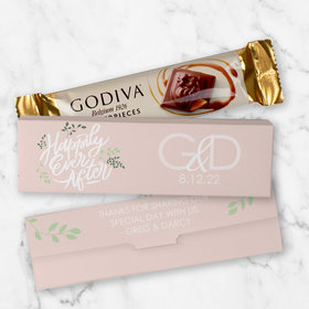 Personalized Godiva Chocolate Box Happily Ever After Candy Bars