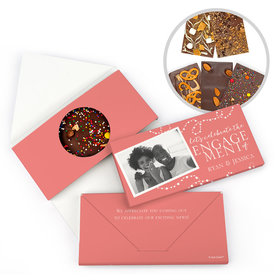 Personalized Engagement Gourmet Infused Belgian Chocolate Bars (3.5oz)