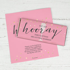 Personalized Sip Sip Wedding Chocolate Bar Wrappers