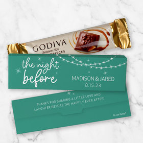 Personalized Godiva Chocolate Box The Night Before Candy Bars