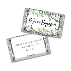 Personalized We're Engaged Wedding Favors Mini Wrappers