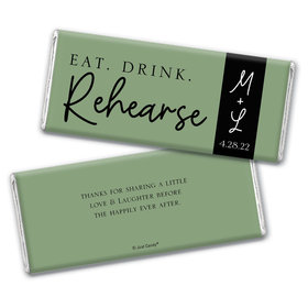 Personalized Rehearsal Eat-Drink-Rehearse Chocolate Bar