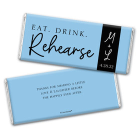 Personalized Rehearsal Eat-Drink-Rehearse Chocolate Bar