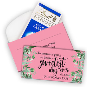 Deluxe Personalized Sweetest Day Ever Lindt Chocolate Bars in Gift Box (3.5oz)