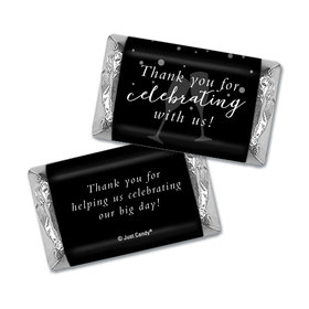 Personalized Celebrating Champs Wedding Hershey's Miniatures