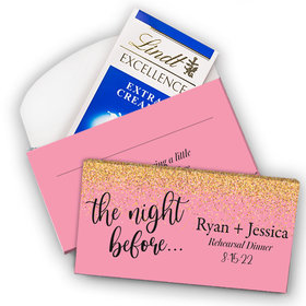 Deluxe Personalized Night Before Lindt Chocolate Bars in Gift Box (3.5oz)