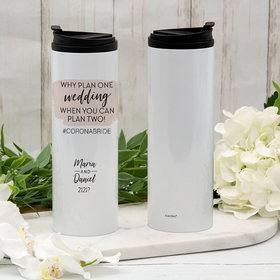 Personalized Stainless Steel Thermal Tumbler (16oz) - Why Plan One Wedding