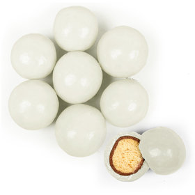 Premium Gourmet White Milk Chocolate Malted Milk Balls