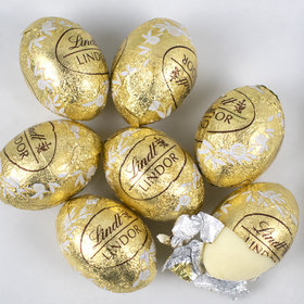 Bulk Easter Egg Truffles - Lindor White Chocolate