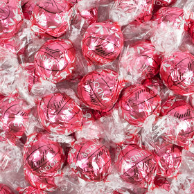 Pink Strawberries & Cream Lindor Truffles by Lindt