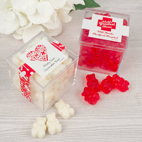 Personalized Nurse Appreciation JUST CANDY® favor cube with Gummy Bears