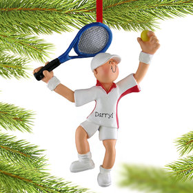 Tennis Player Boy Ornament