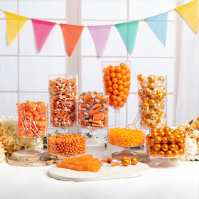 Orange Deluxe Candy Buffet Featuring Lindor Truffles by Lindt