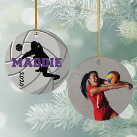 Volleyball Photo Ornament