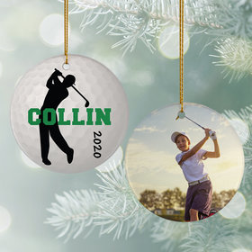 Golf Photo Ornament