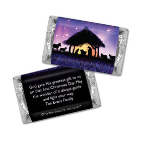 Personalized Christmas Holy Night Hershey's Miniatures