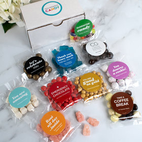 Personalized Add Your Logo Care Package Candy Gift Box