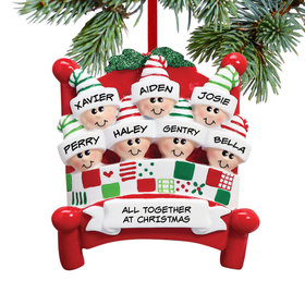 Bed Family 7 Ornament