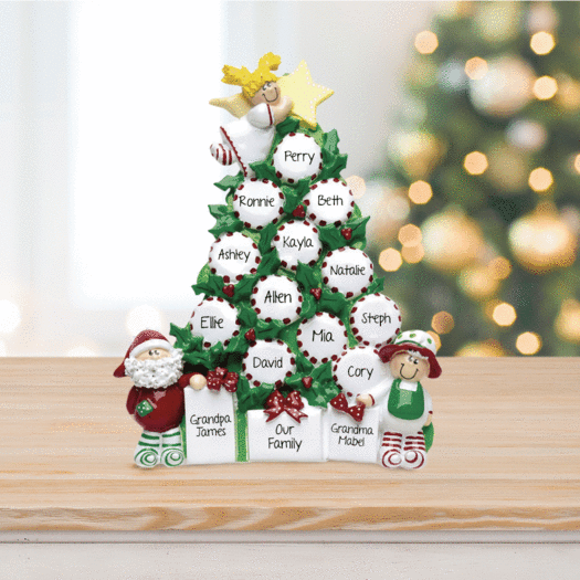 Peppermint Tree Up To 15 Table Decoration Ornament