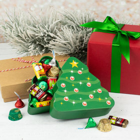 Christmas Tree Box 1/2lb Hershey's Holiday Mix Box