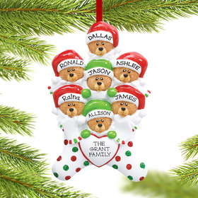 Stocking Bears 7 Ornament