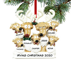 Reindeer Family 7 Ornament