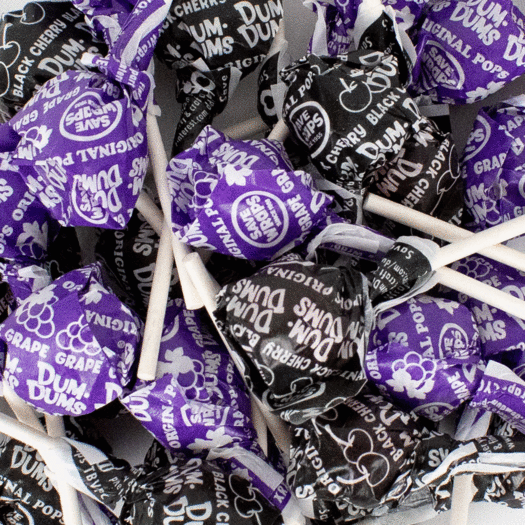 Halloween Black & Purple Dum Dums - 150 count