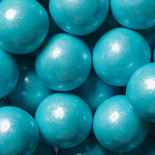 Powder Blue Shimmer 1-inch Gumballs