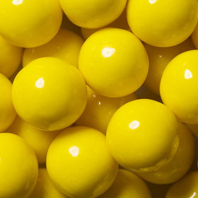 Yellow 1-inch Gumballs