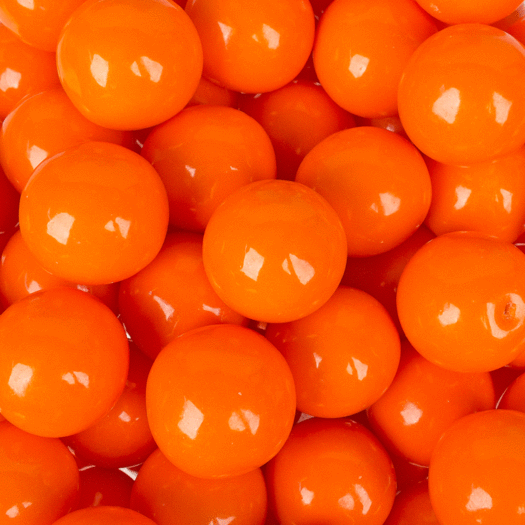 Orange 1-inch Gumballs
