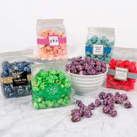 Personalized Business Thank You Candy Coated Popcorn 3.5 oz Bags