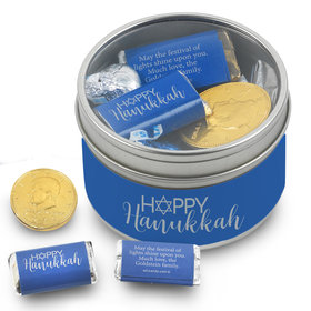 Personalized Happy Hanukkah Holiday Tin